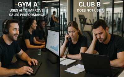 Case Study: How Gym A Used AI to 10x Sales Performance — While Club B Fell Behind