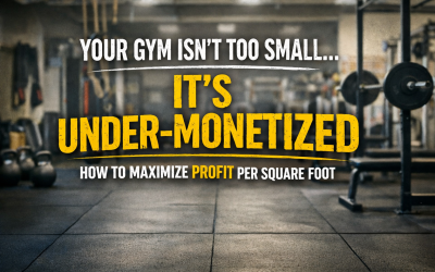 Your Gym Isn’t Too Small… It’s Under-Monetized: How to Maximize Profit Per Square Foot